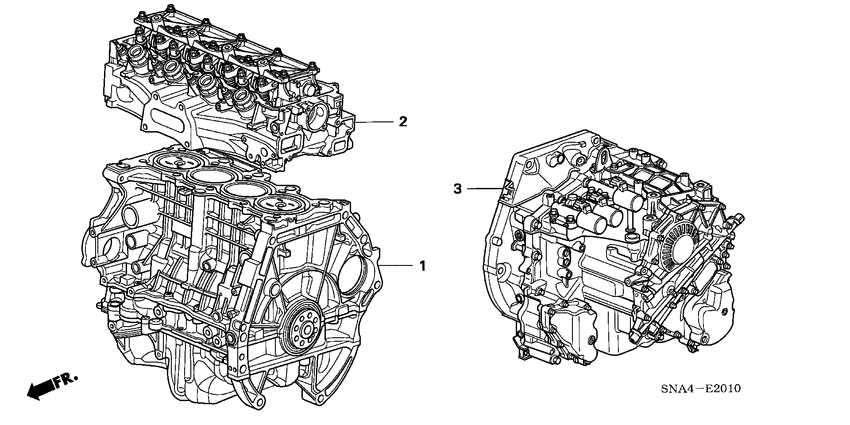 Engine assy./transmission assy.