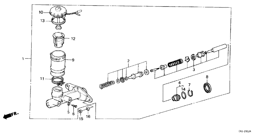 Brake master cylinder