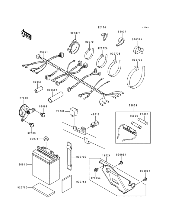 Chassis electrical equipment