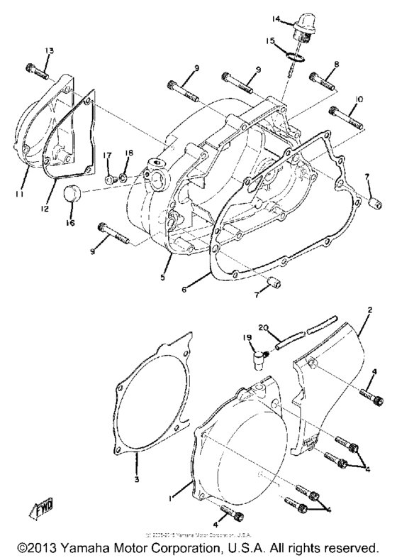 Crankcase cover