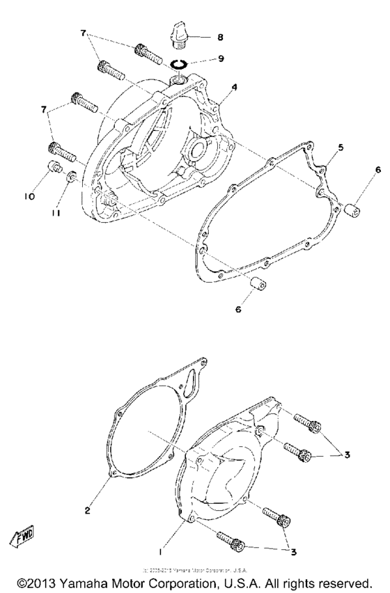 Crankcase cover