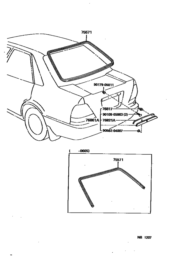 Rear Moulding