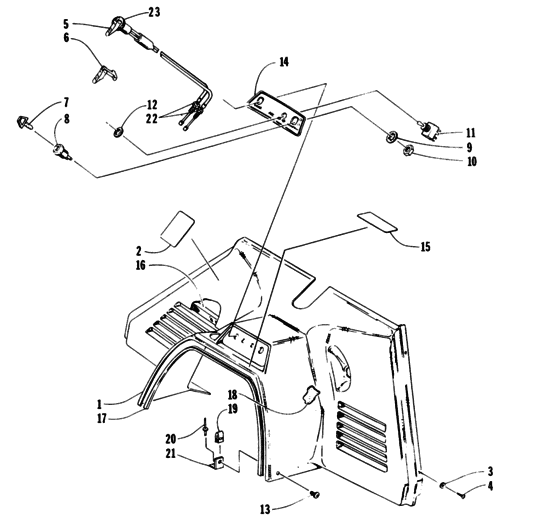 Console and switch assemblies