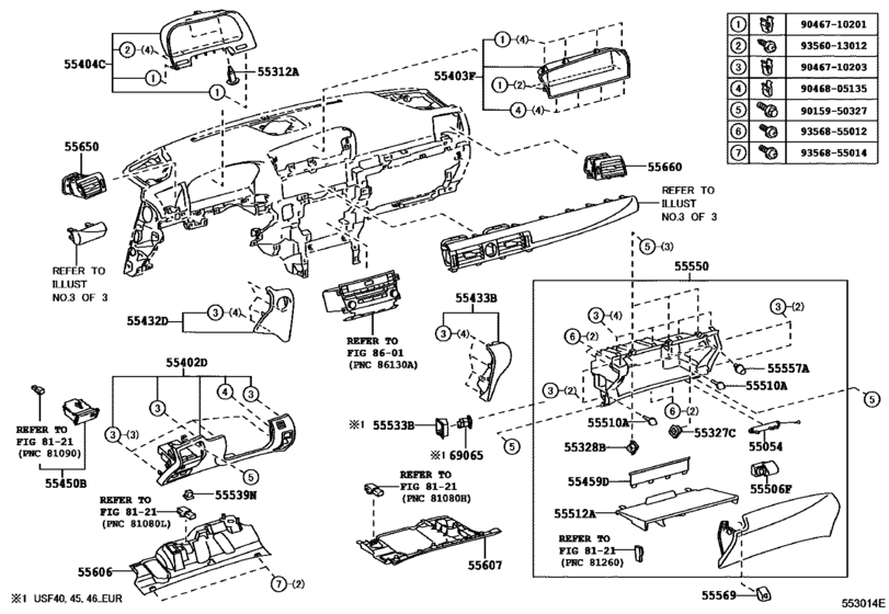 Instrument Panel & Glove Compartment