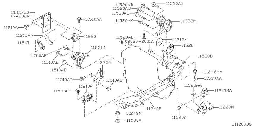 Engine & transmission   mounting
