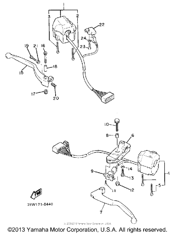 Handle switch & lever