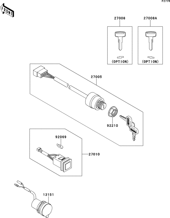 Ignition switch(rcf/rcfa)