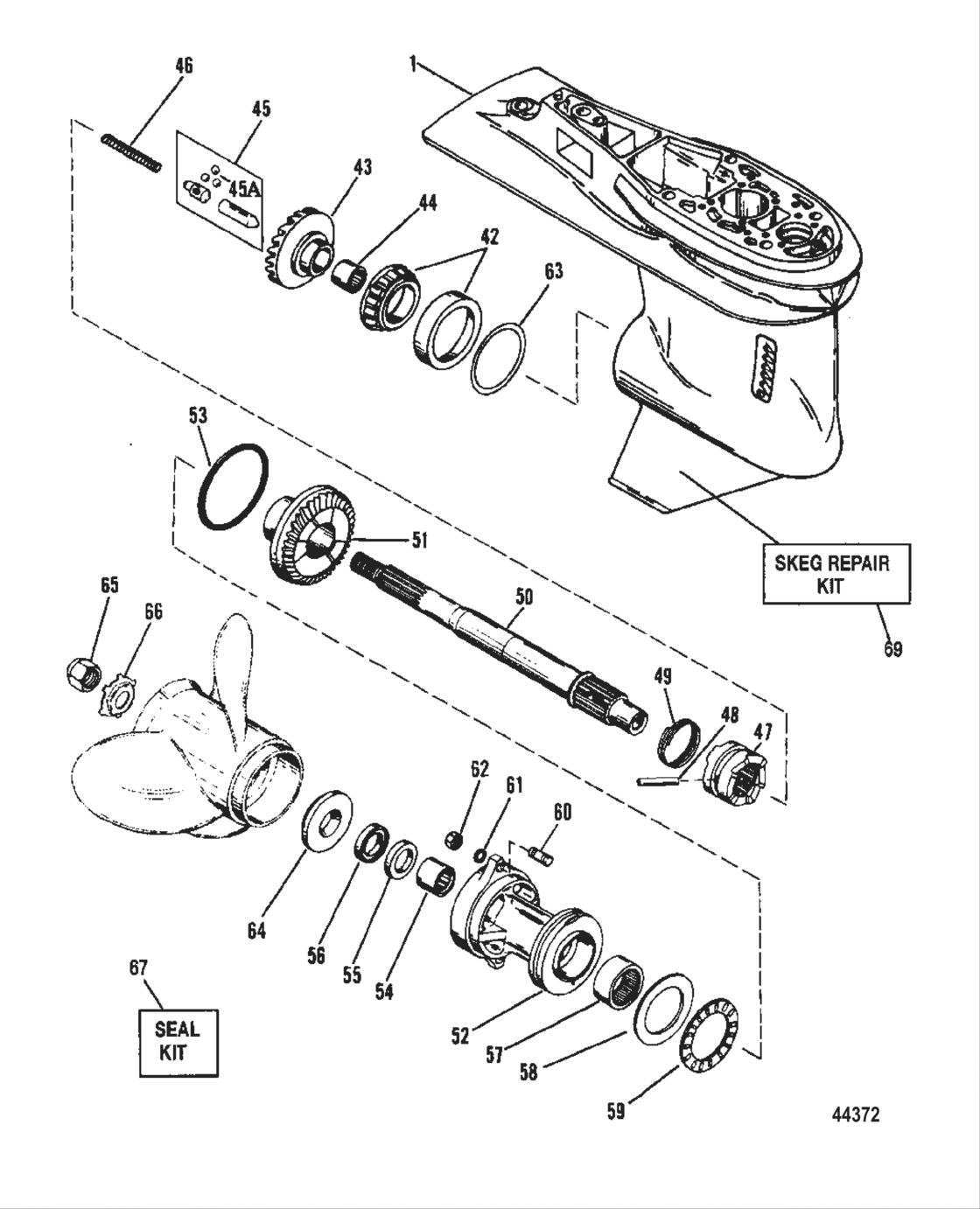 Gear Housing (Propeller Shaft)