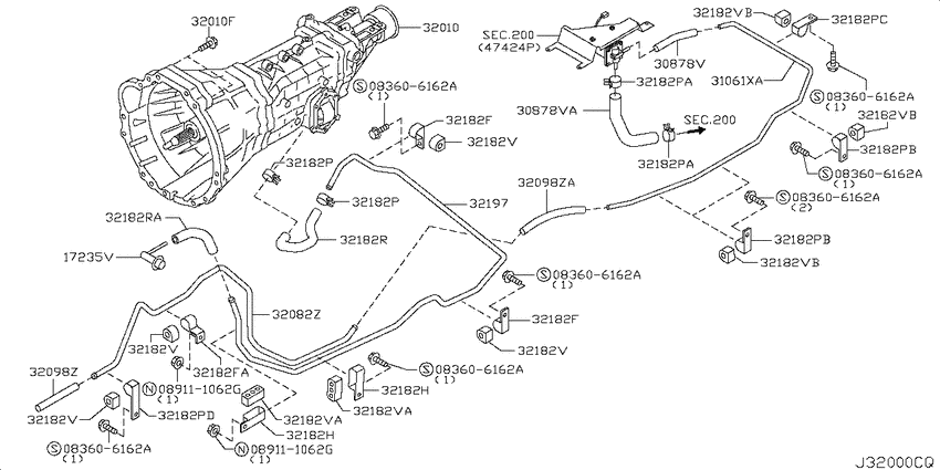 Manual transmission, transaxle & fitting