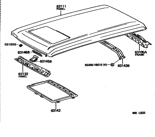 Roof Panel & Back Panel