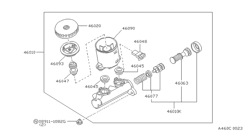 Brake master cylinder