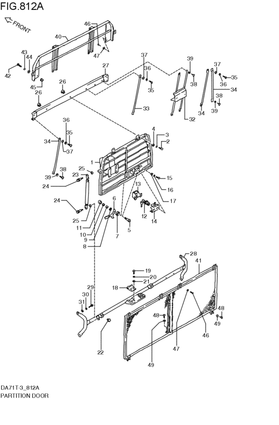 パーテーションドア