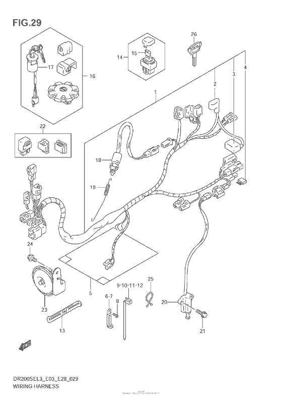 Wiring Harness (Dr200Sel3 E03)