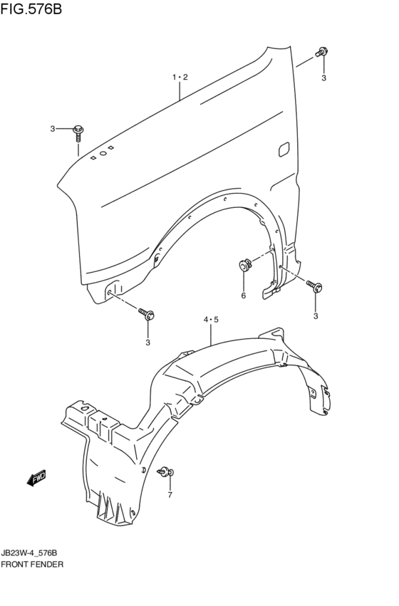 front fender