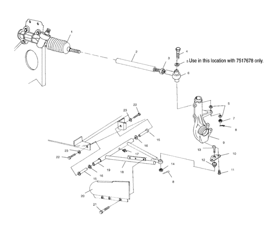 A-arm/strut mounting