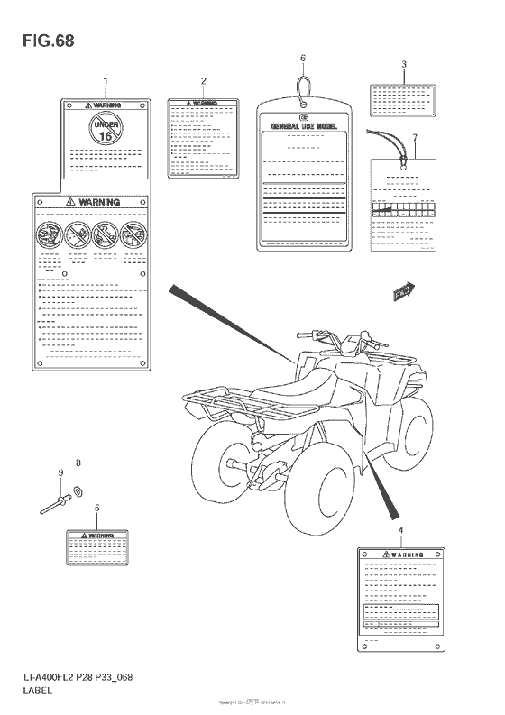 Label (Lt-A400F E33)