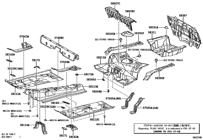 Floor Pan & Lower Back Panel