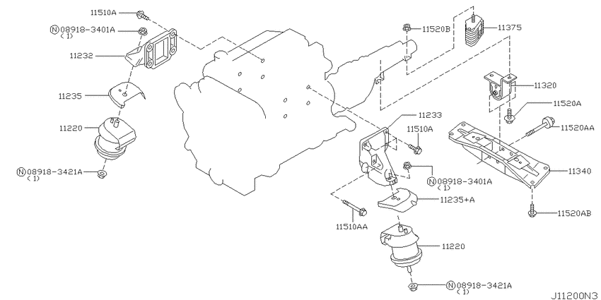 Engine & transmission   mounting