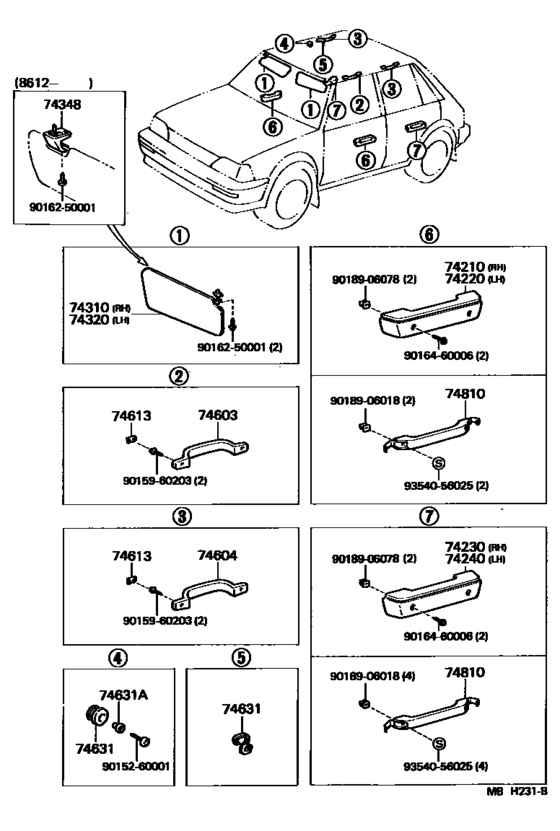 Armrest & Visor