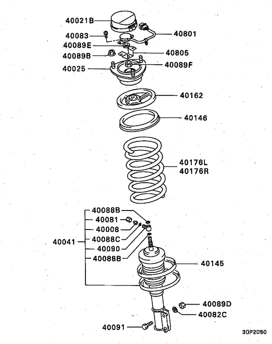 Front susp strut & spring