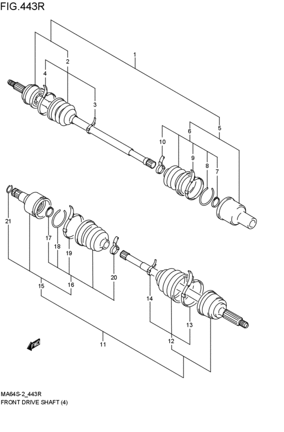 front-drive shaft