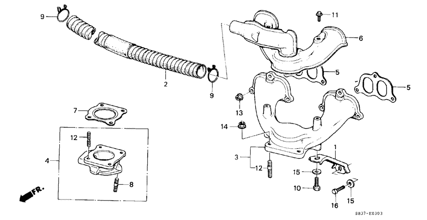 Exhaust manifold
