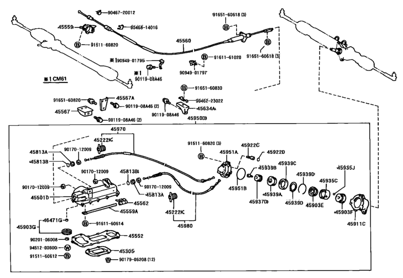 Rear Steering Connecting Parts (4Ws)