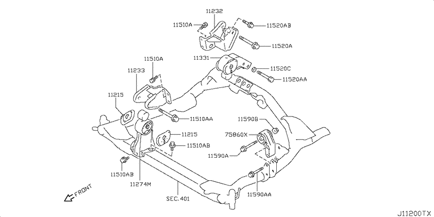Engine & transmission   mounting