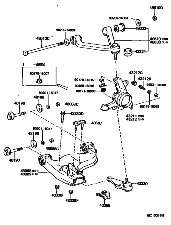 Front Axle Arm & Steering Knuckle