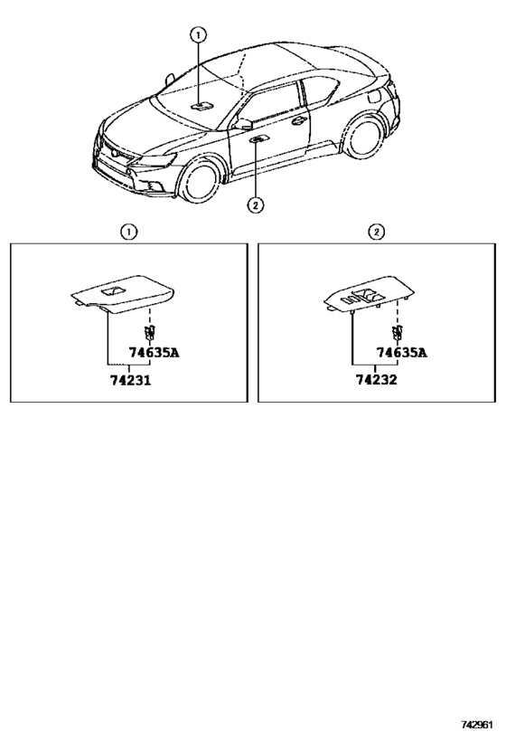 Armrest & Visor
