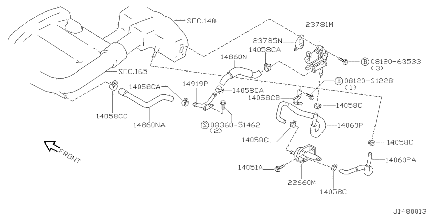 Secondary air system