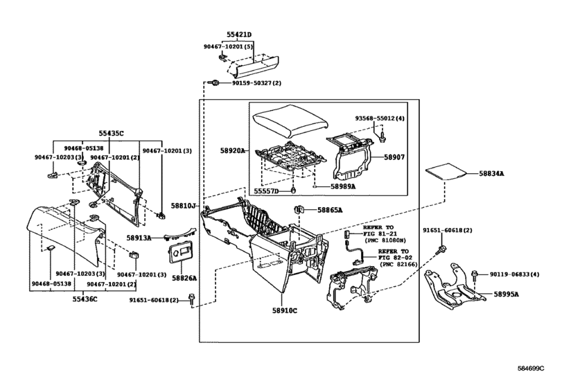 Console Box & Bracket