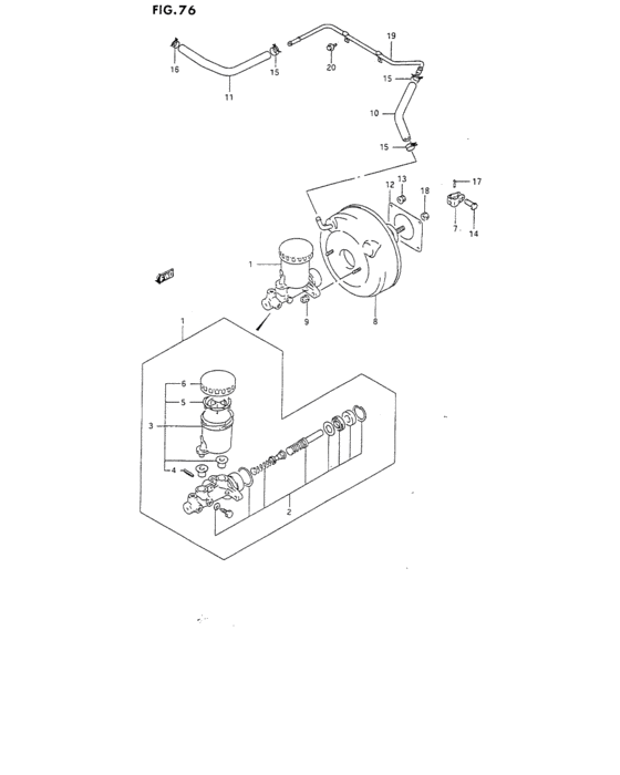Brake master cylinder