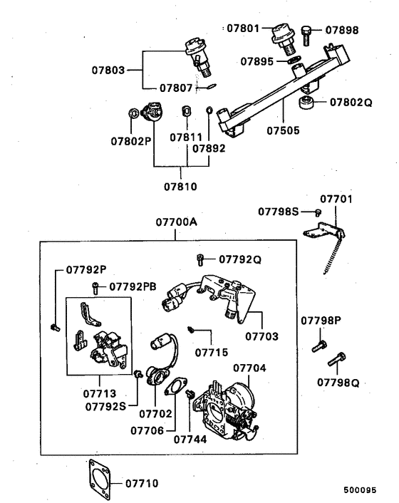 Injector & throttle body
