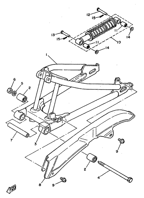 Rear arm. suspension