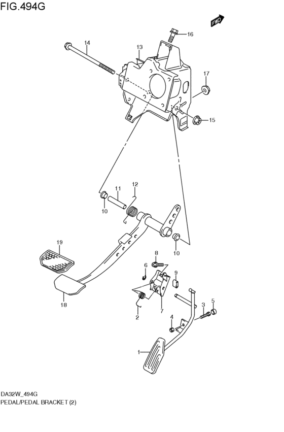 pedal / pedal bracket
