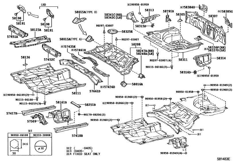 Floor Pan & Lower Back Panel