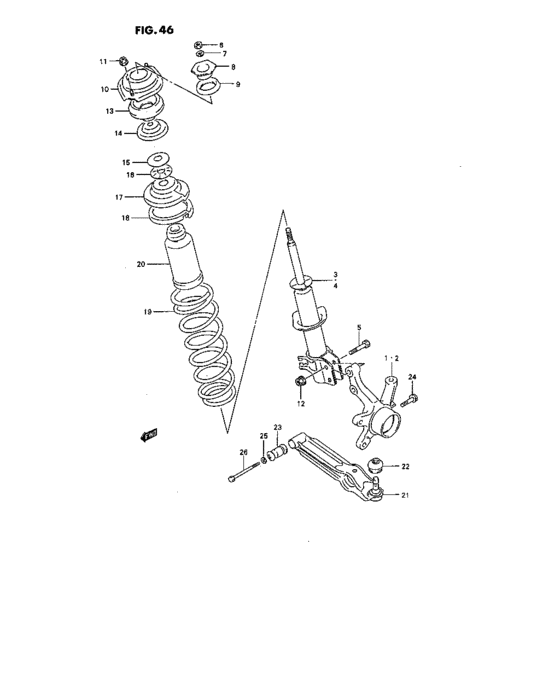 Front suspension