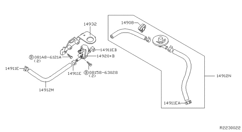 Vacuum piping