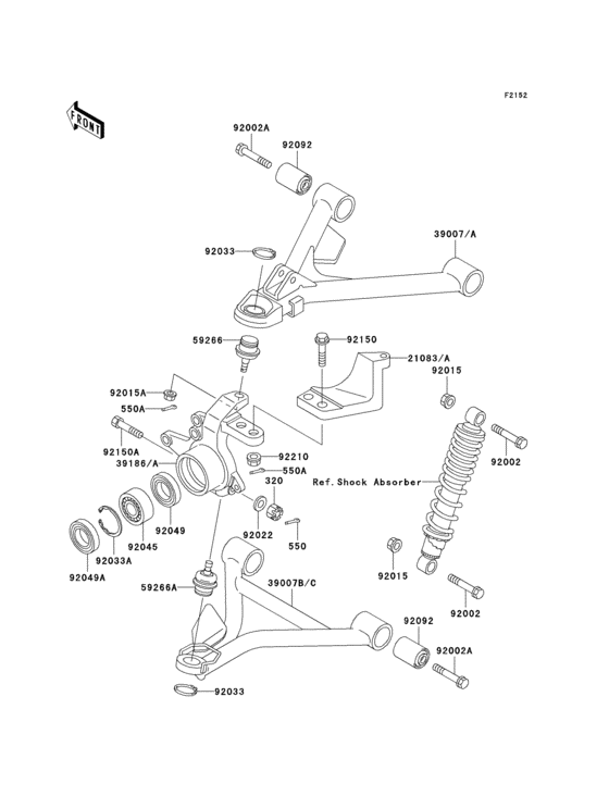 Front suspension