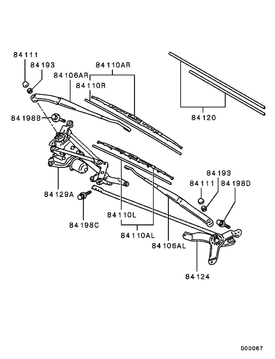 Windshield wiper & washer