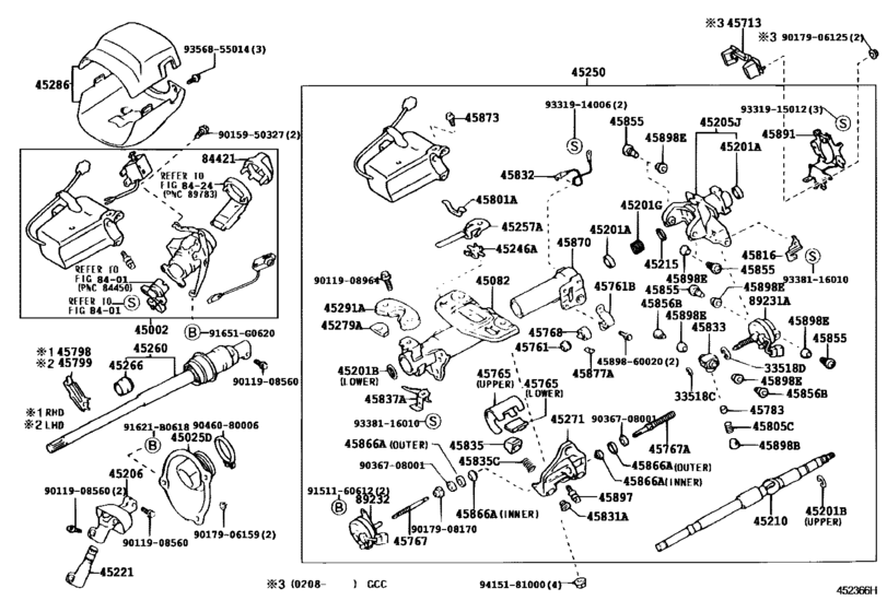 Steering Column & Shaft