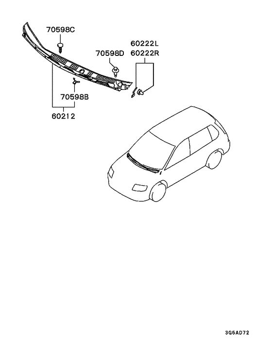 Front garnish & moulding
