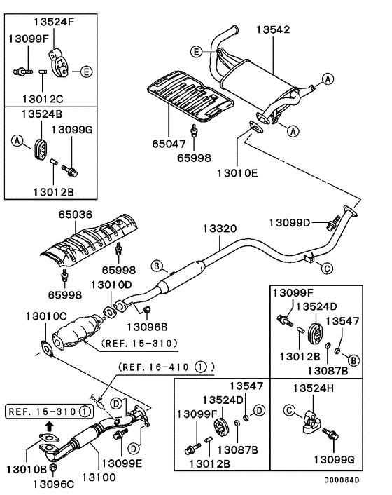 Exhaust pipe & muffler