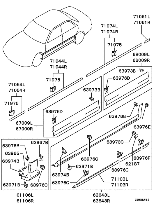 Side garnish & moulding