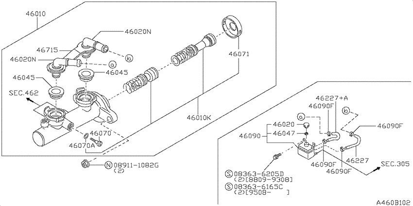 Brake master cylinder