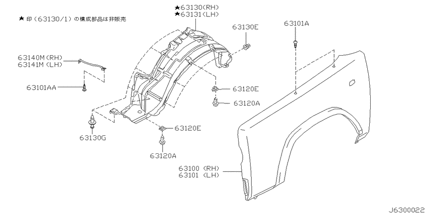 Front fender & fitting