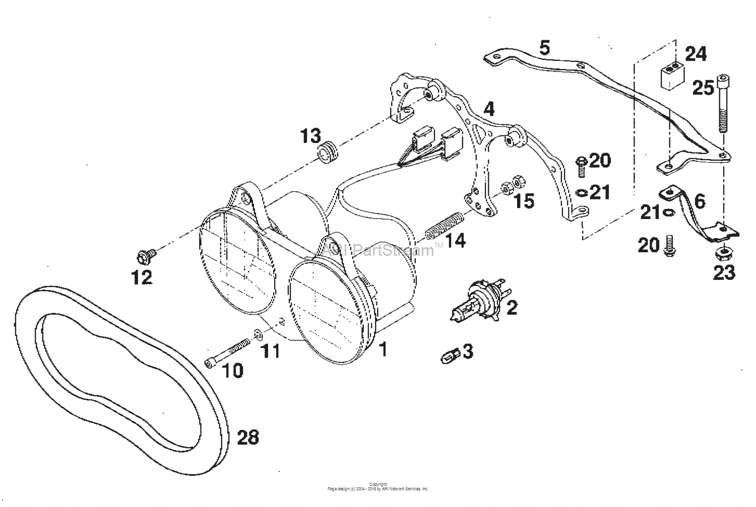 Head Light, Support