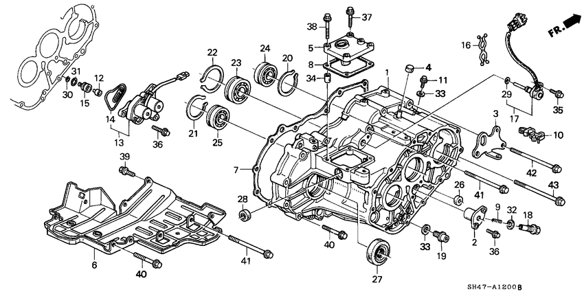 Transmission housing