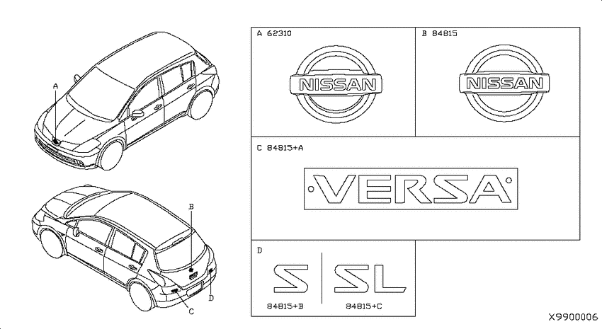 Emblem & name label
